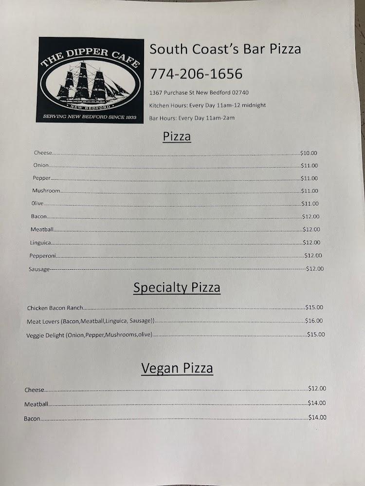 Dipper Cafe Menu image 1